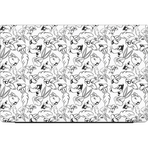 Looney Tunes Looney Squad Black and White Grid Dell Vostro Skin